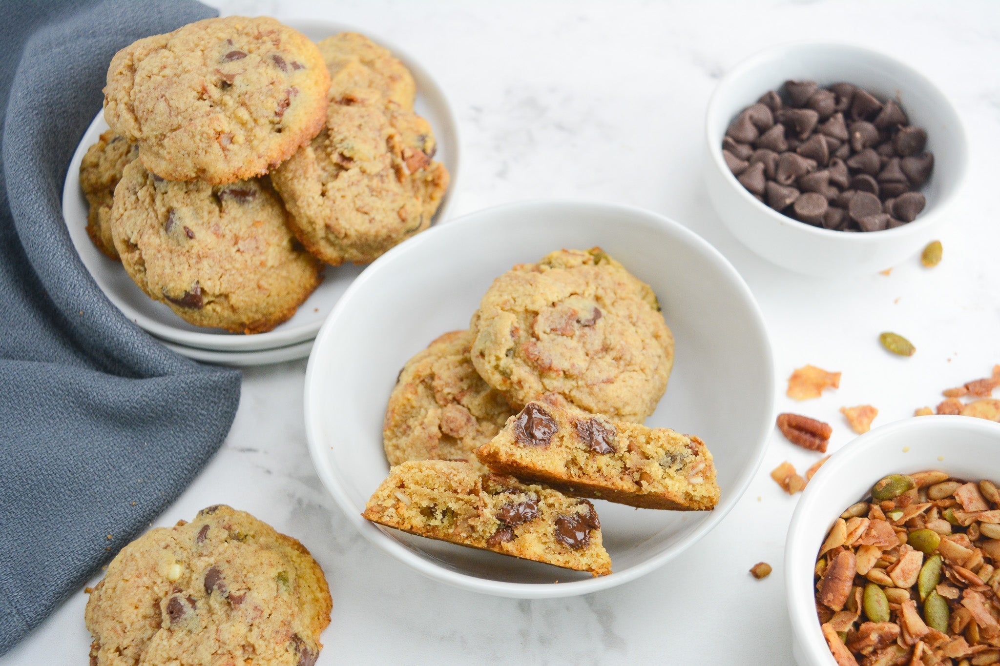 Low Carb Oatmeal Chocolate Chip Cookies